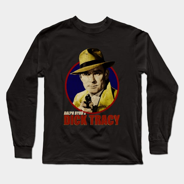 Dick Tracy Vintage Long Sleeve T-Shirt by oxvaslim